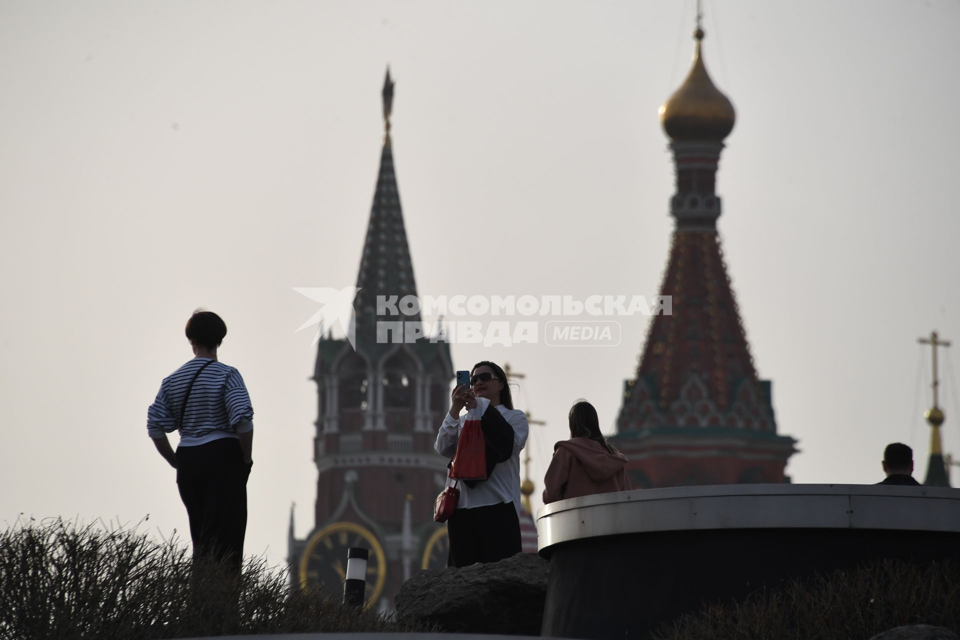 Теплая погода в Москве