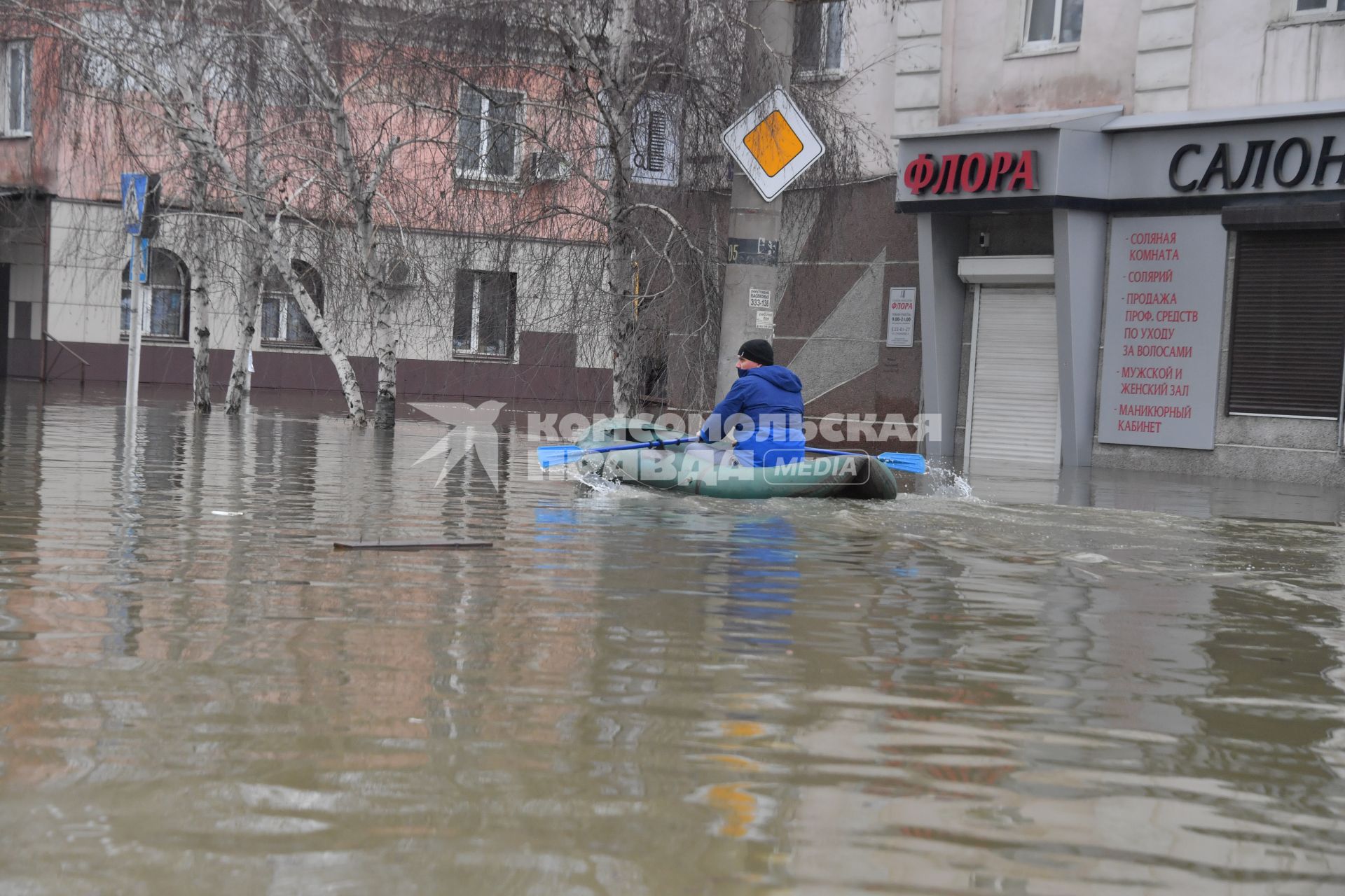 Последствия прорыва дамбы в Орске