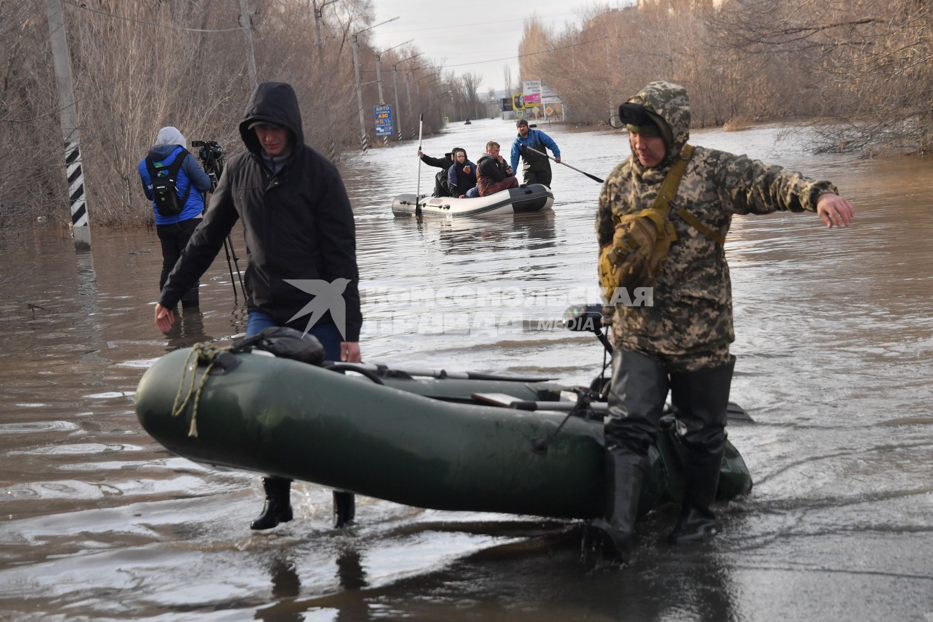 Последствия прорыва дамбы в Орске