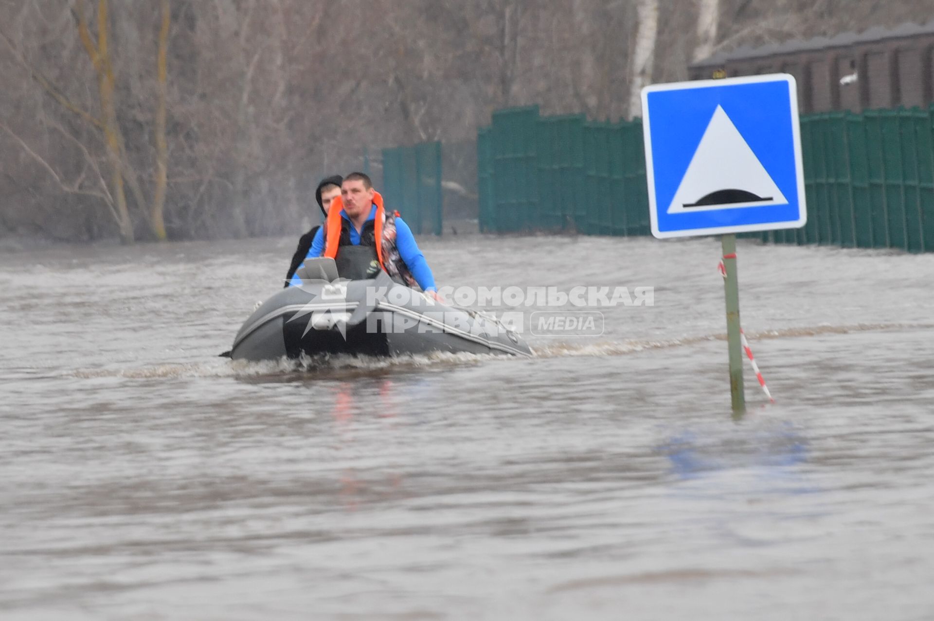 Половодье в Оренбурге