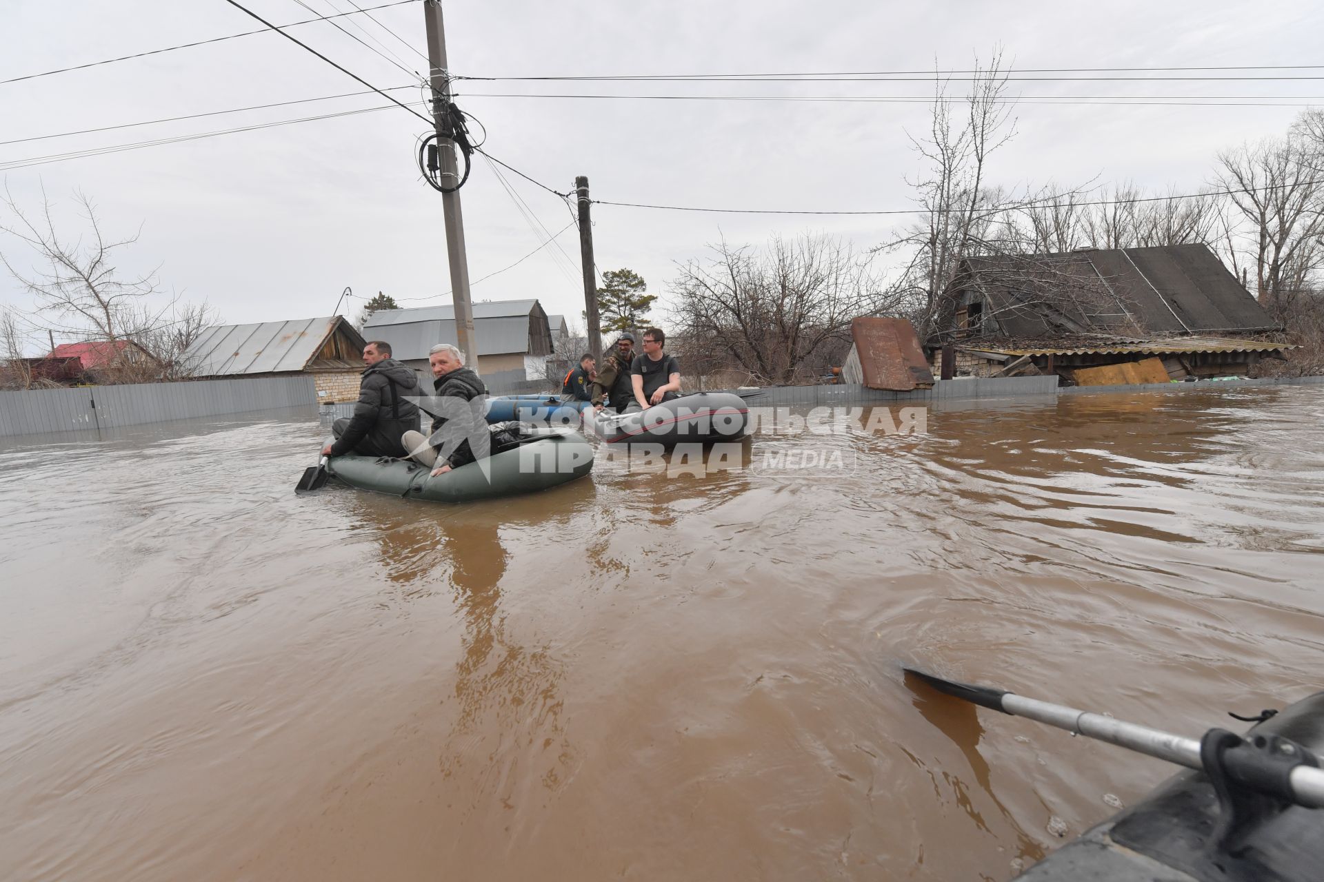 Половодье в Оренбурге