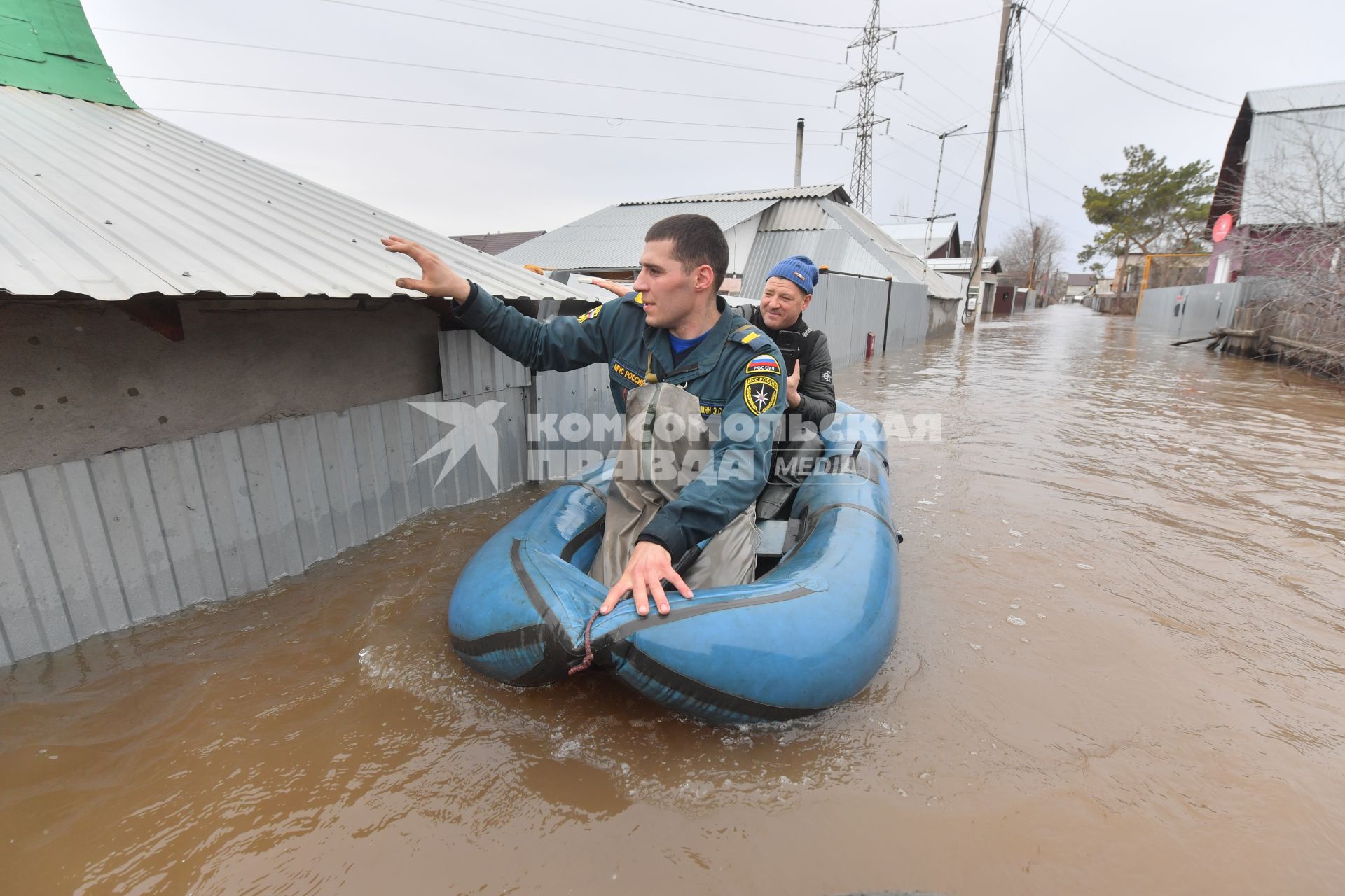 Половодье в Оренбурге