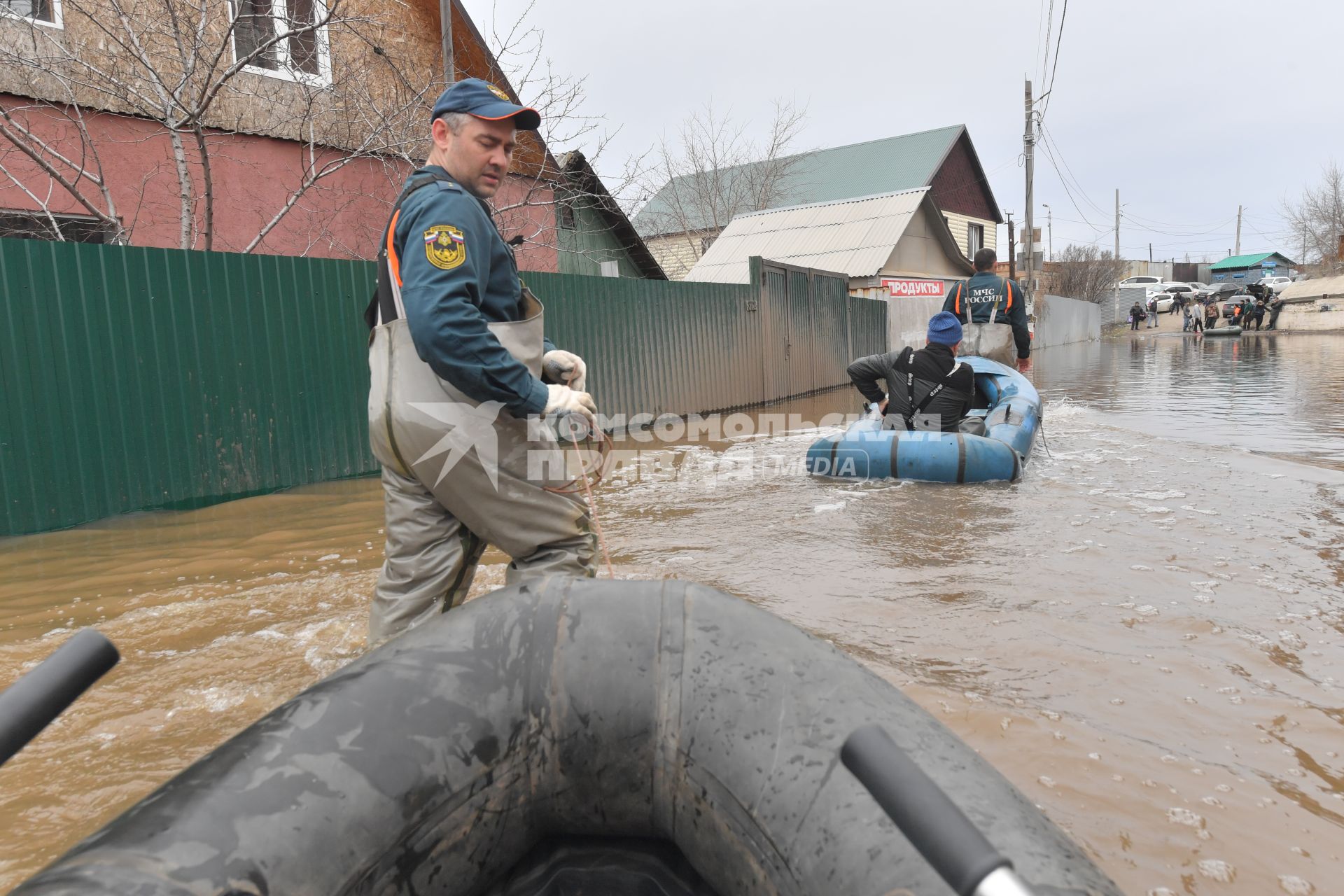 Половодье в Оренбурге