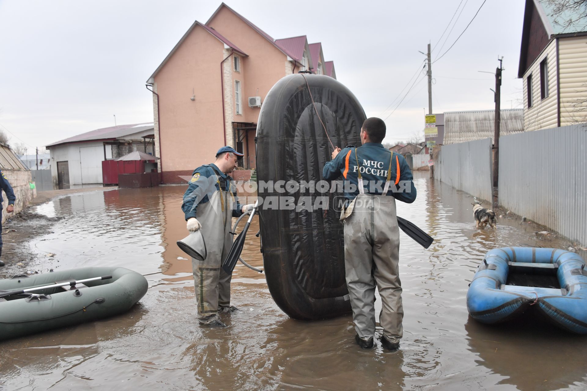 Половодье в Оренбурге