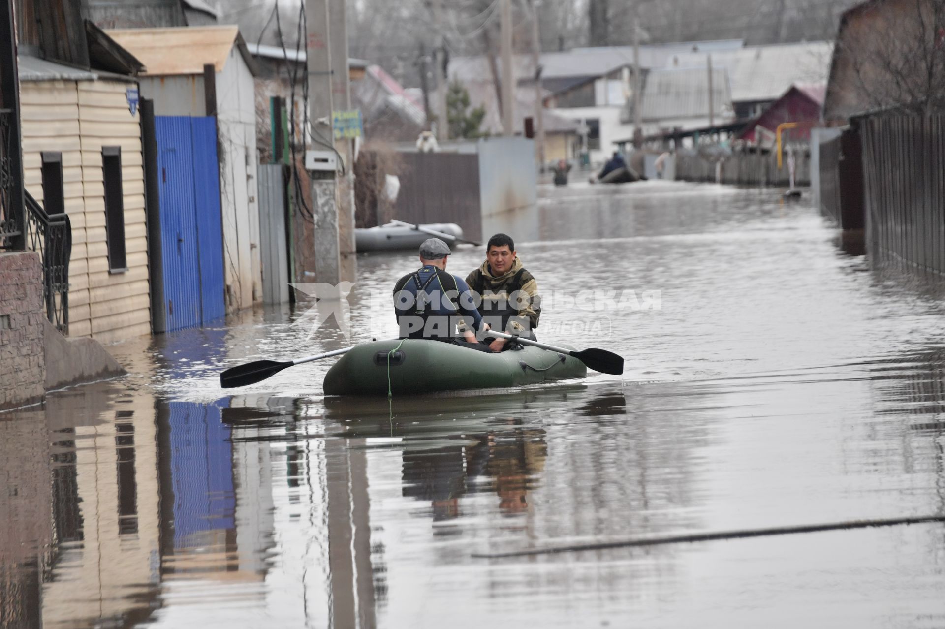 Половодье в Оренбурге