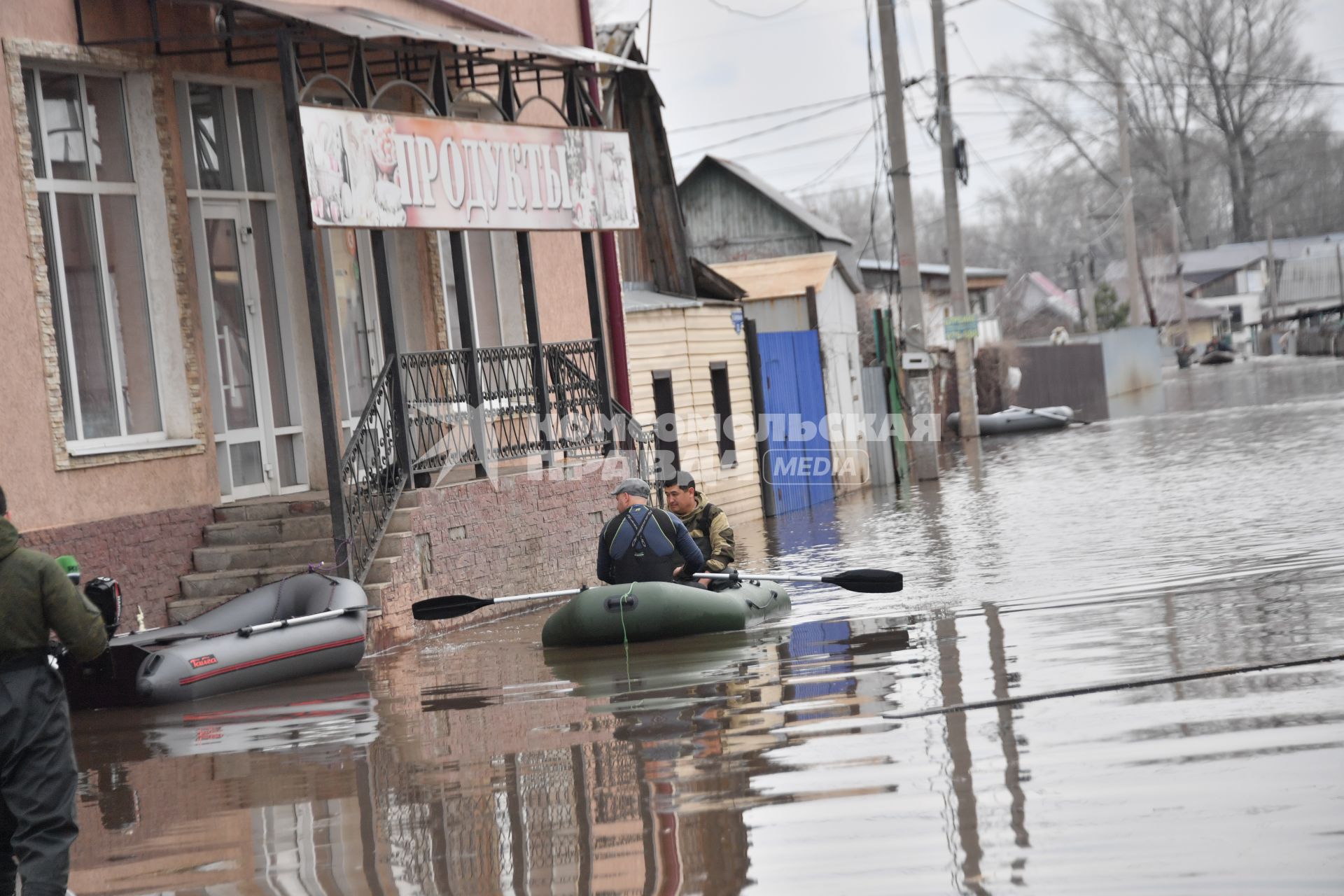 Половодье в Оренбурге