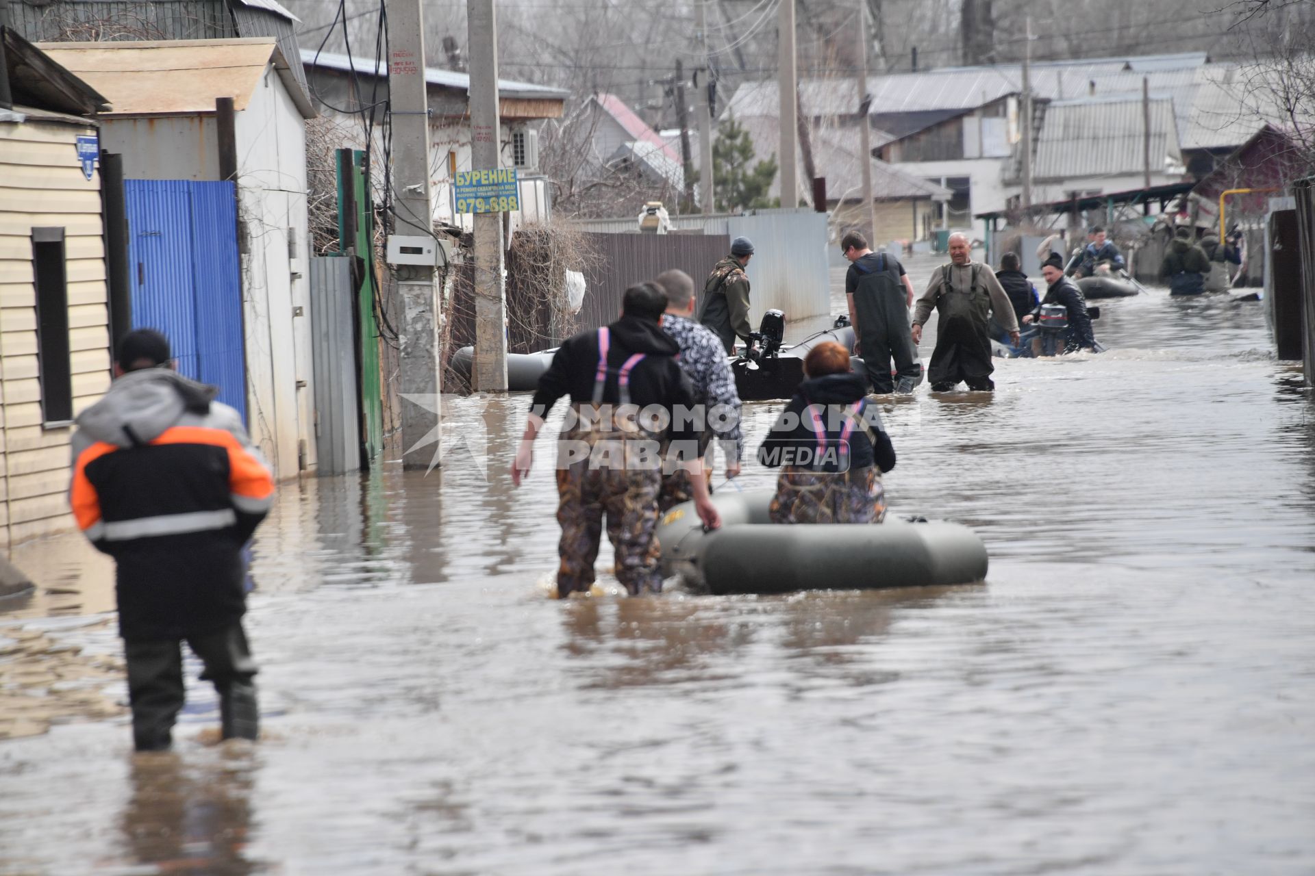 Половодье в Оренбурге