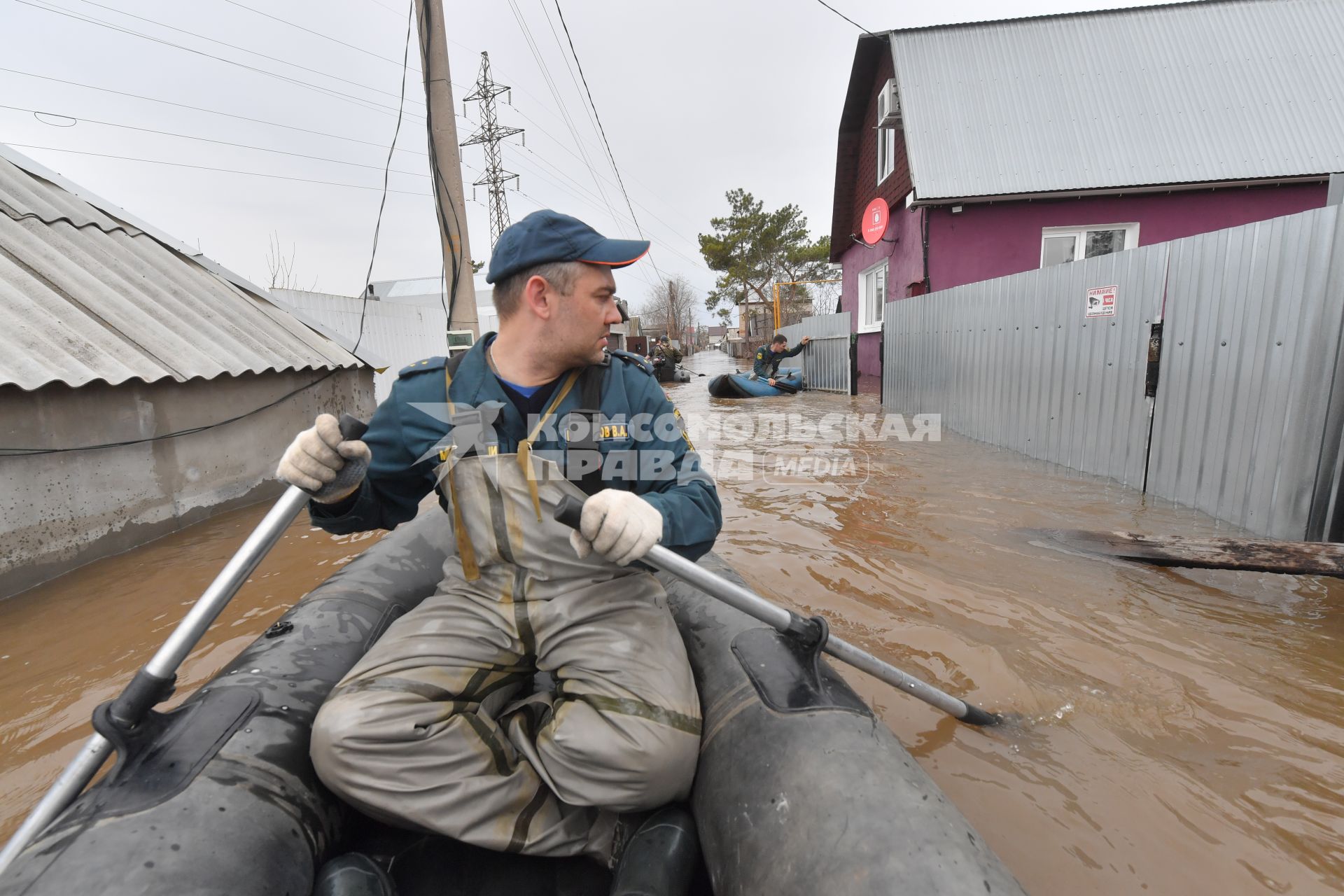 Половодье в Оренбурге