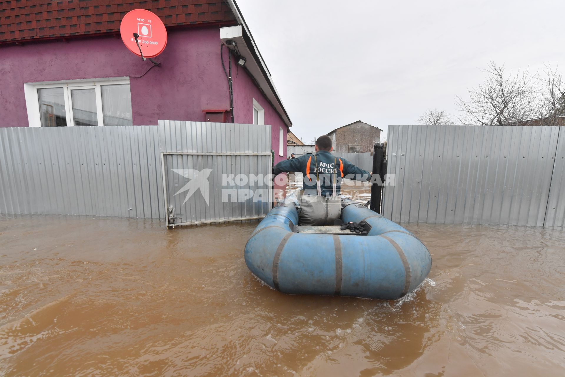 Половодье в Оренбурге