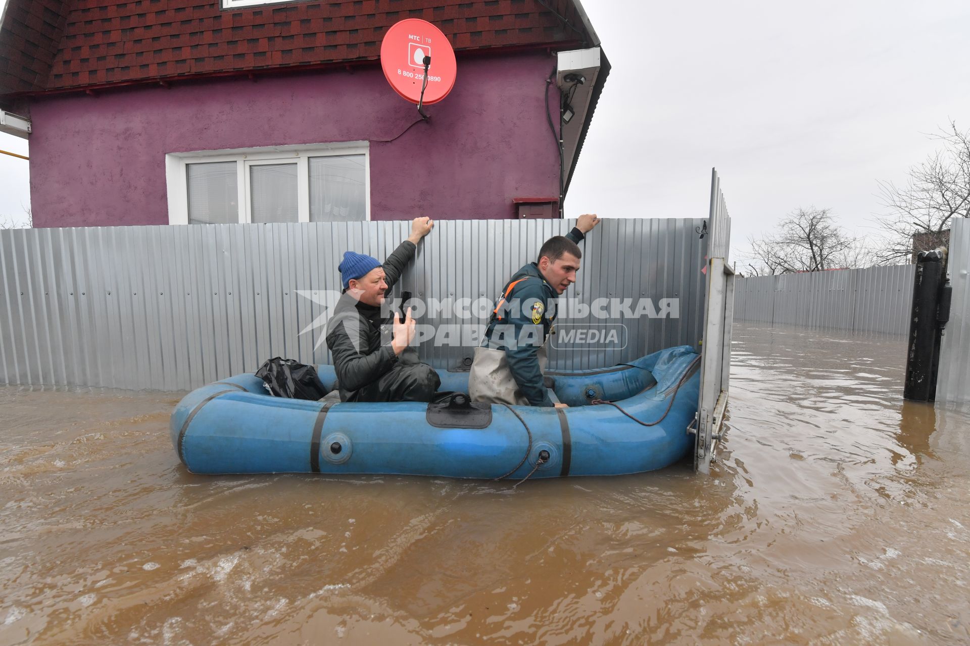 Половодье в Оренбурге