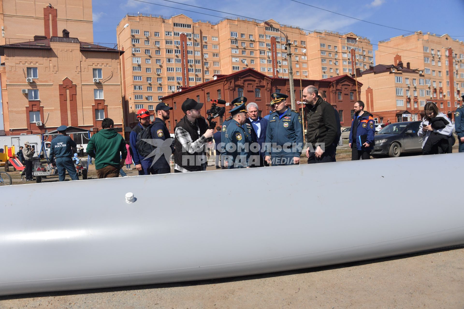 Александр Куренков осмотрел дамбу в Оренбурге