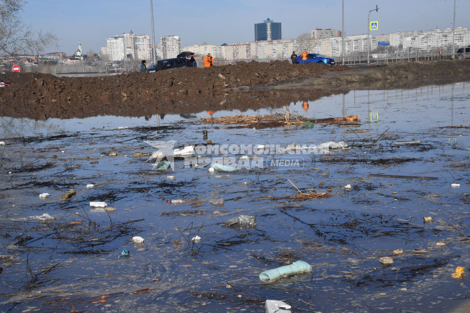 Половодье в Оренбурге в районе ЖК Дубки\"