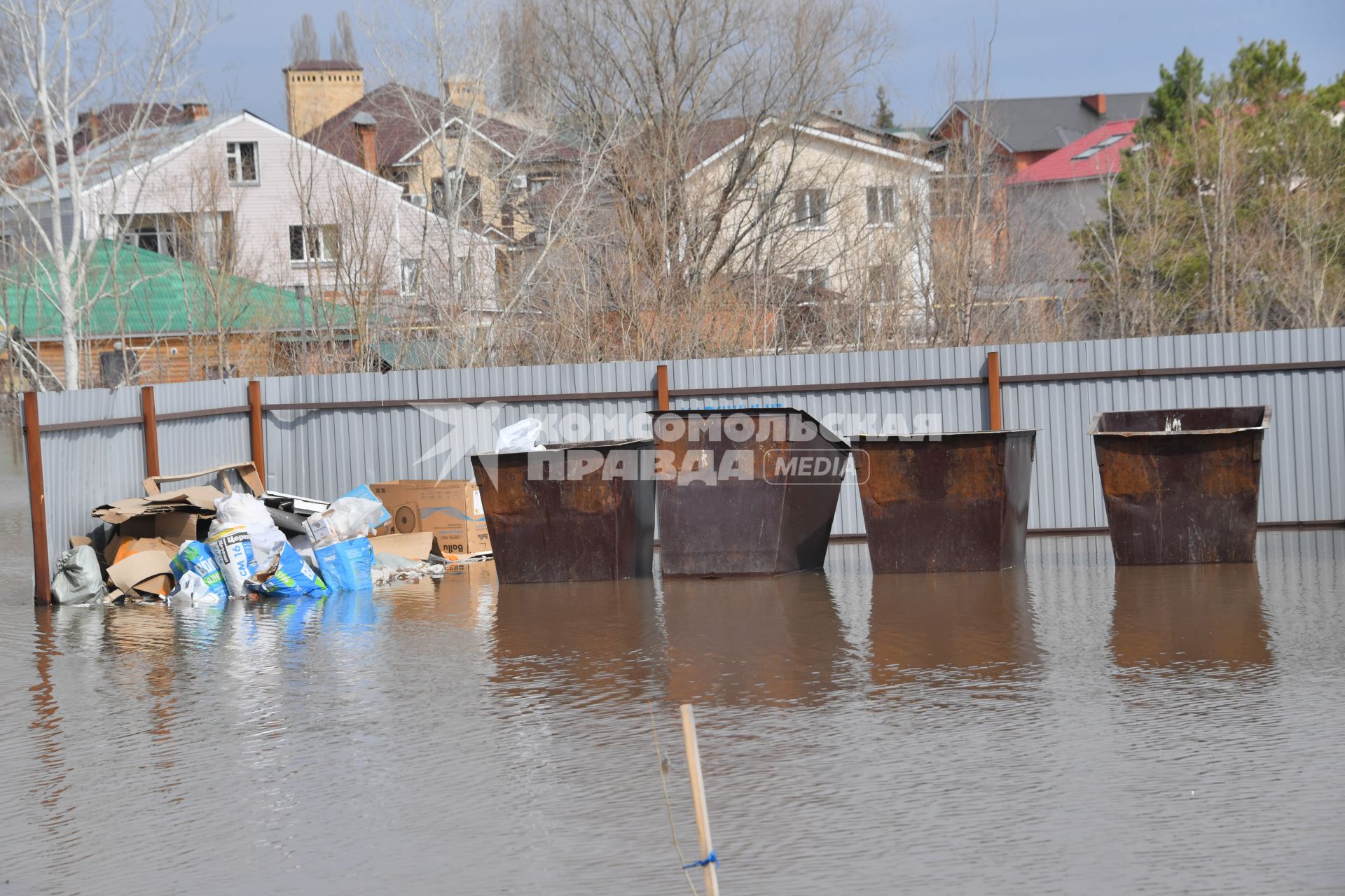 Наводнение в Оренбурге. ЖК `Гранд-парк`