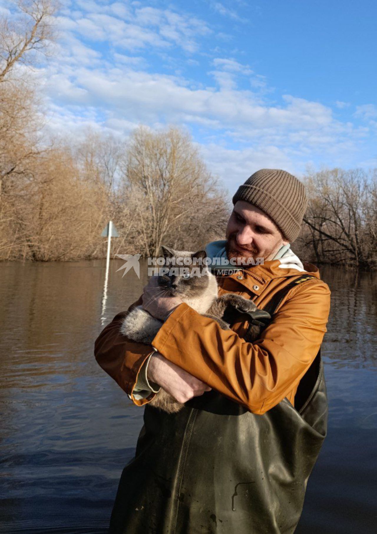 Паводок в Курганской области. Село Каминское