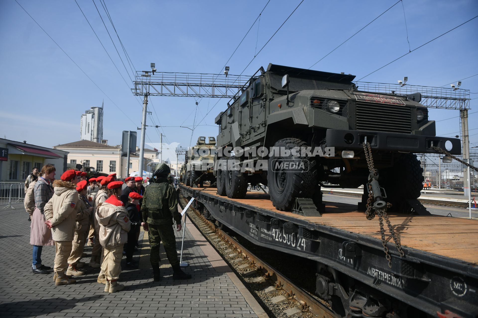 Агитационный поезд Сила в правде, в Екатеринбурге