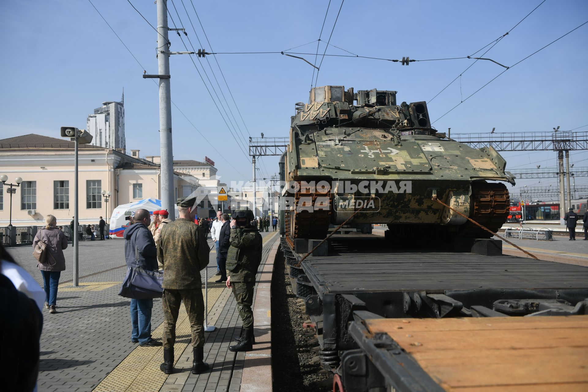 Агитационный поезд Сила в правде, в Екатеринбурге