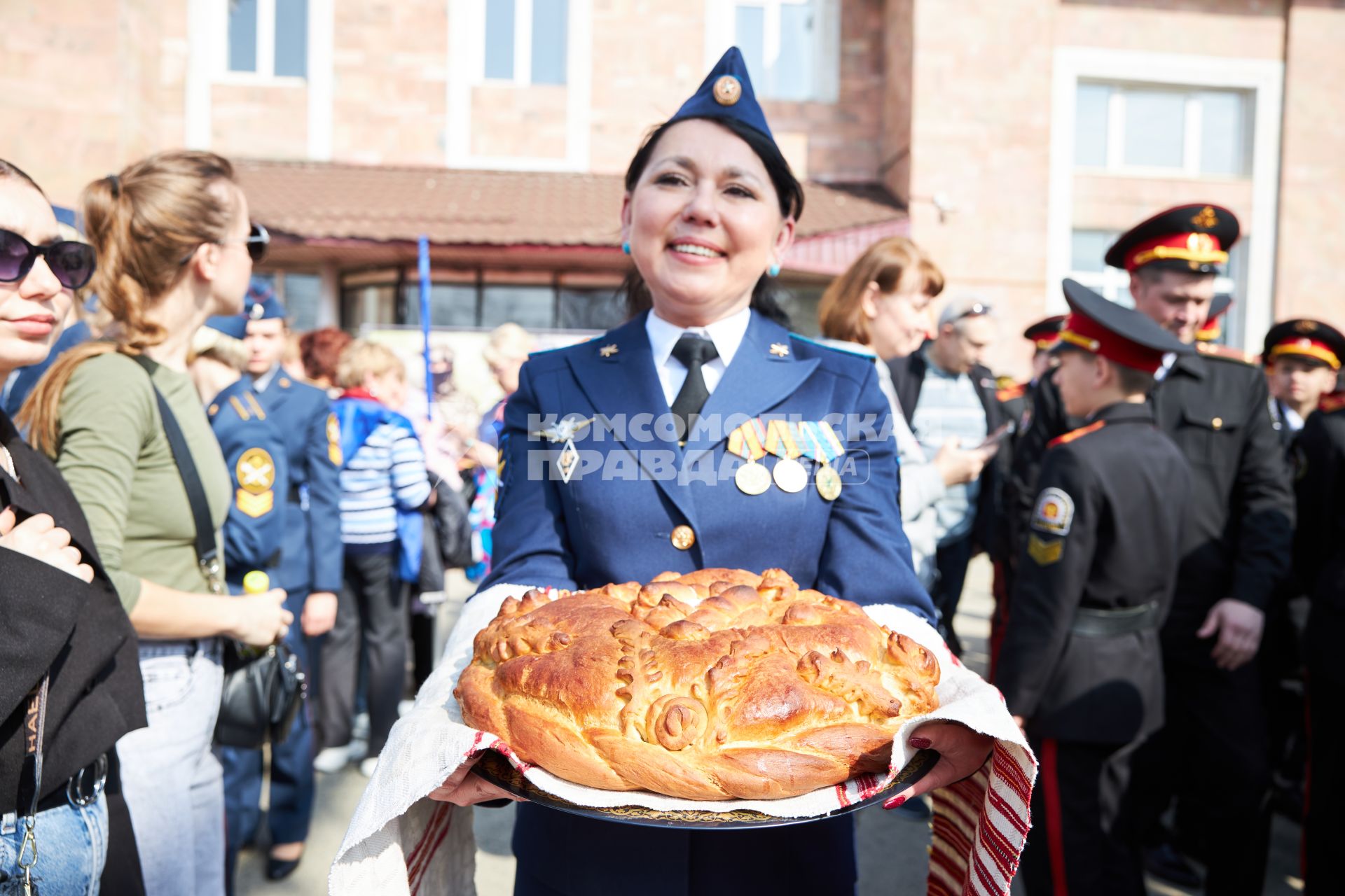 Тематический поезд Минобороны РФ \"Сила в правде\" в Перми