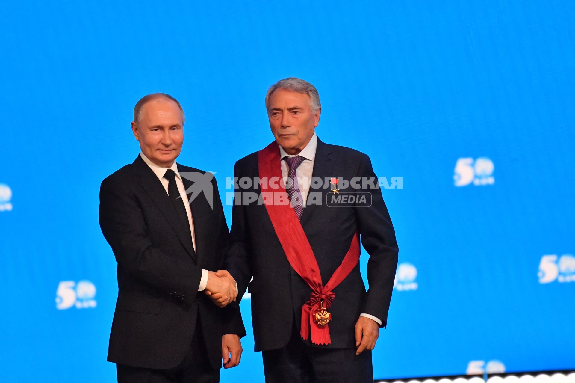 Владимир Путин и Ефим Басин