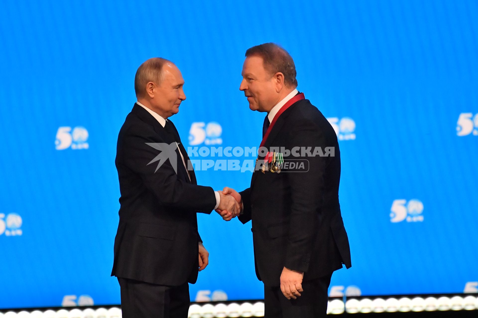 Владимир Путин и Олег Фердман