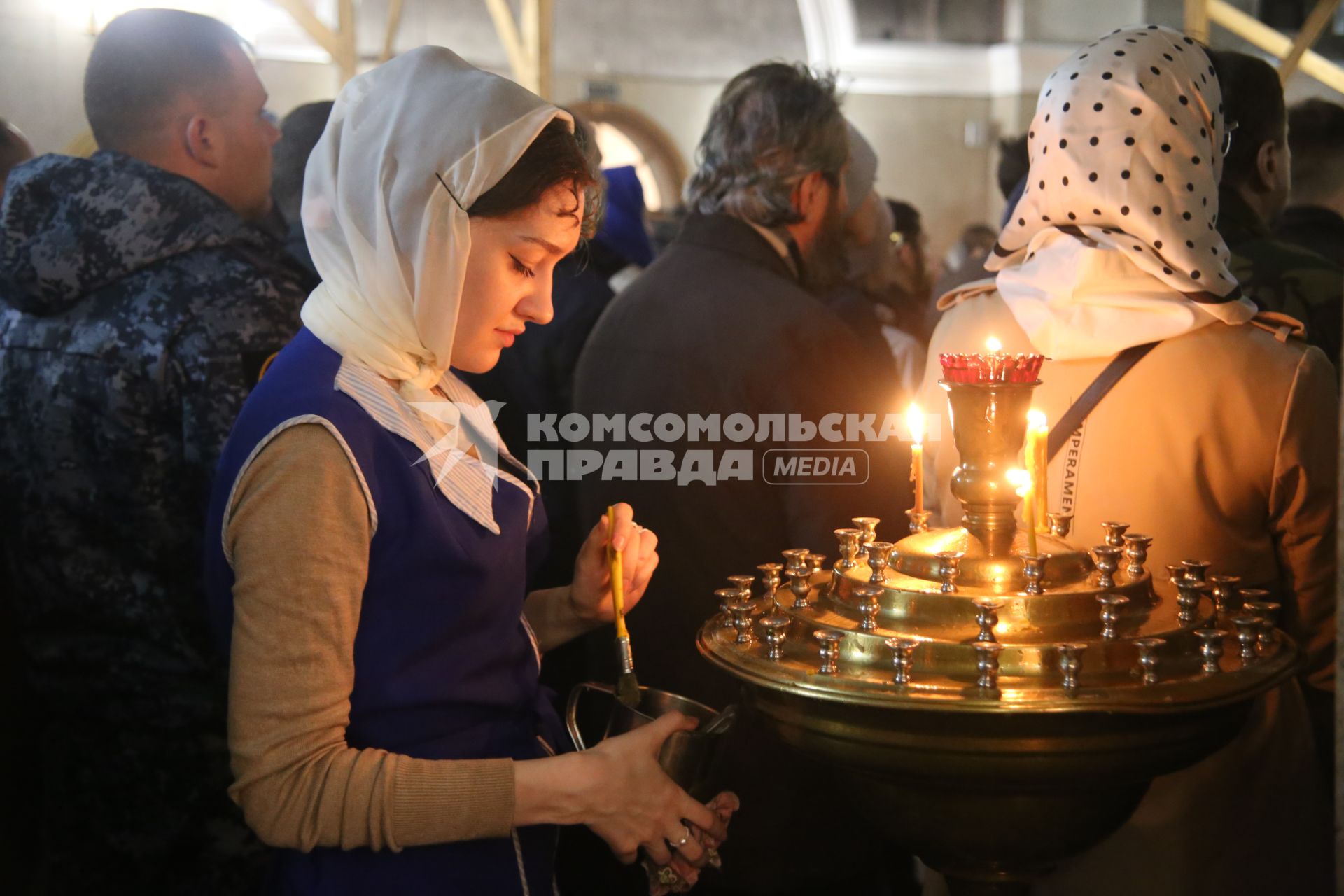 Пасхальное богослужение в Красноярске