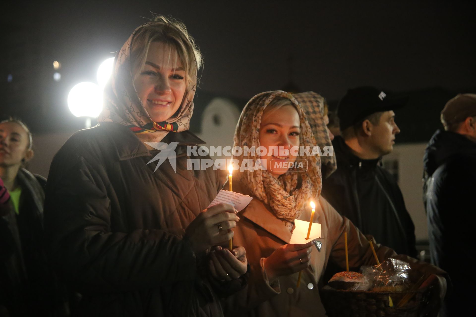 Пасхальное богослужение в Красноярске