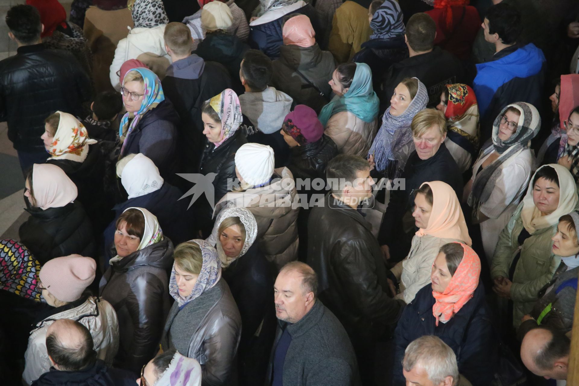 Пасхальное богослужение в Красноярске