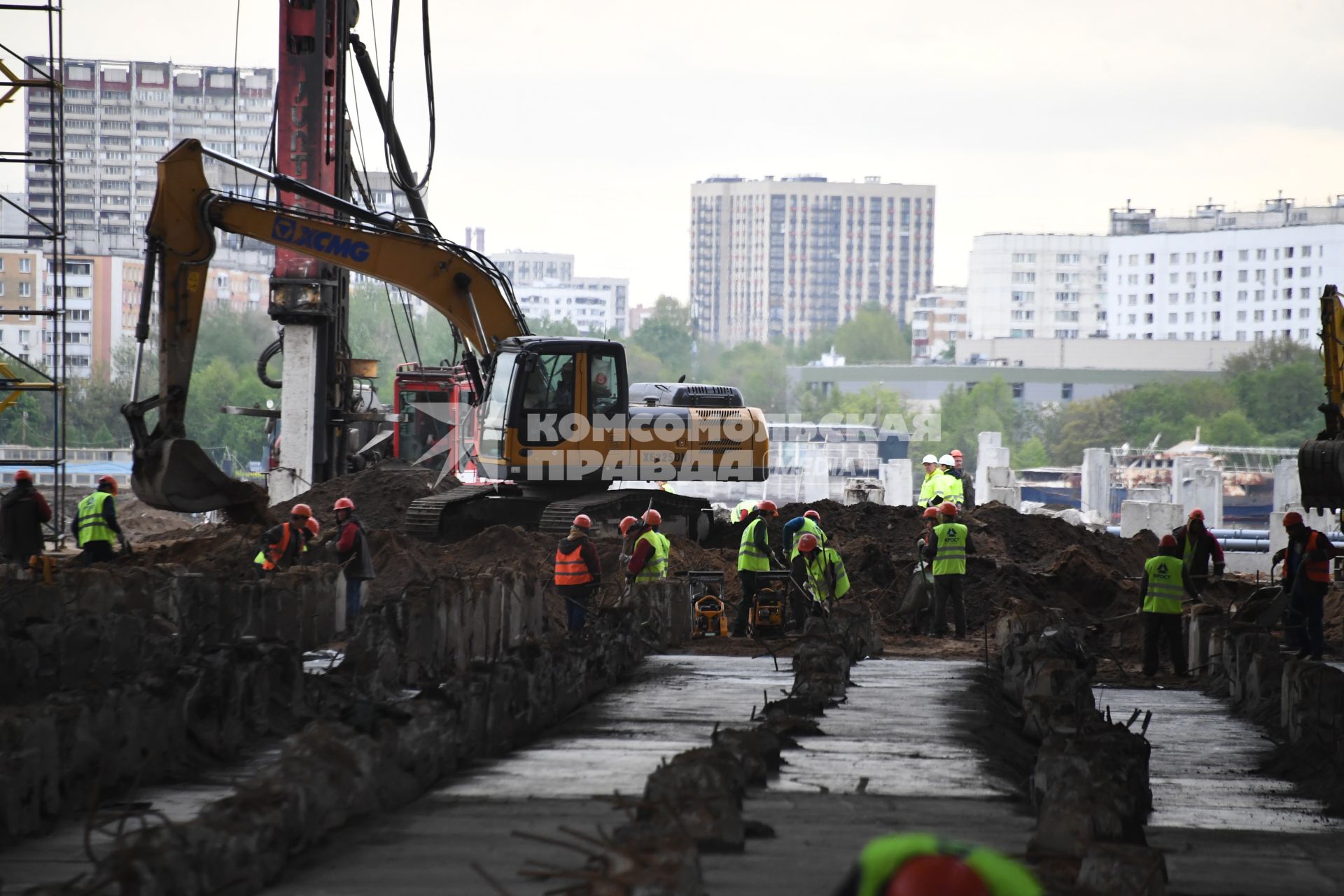 Строительство судостроительного кластера в Нагатинской Пойме