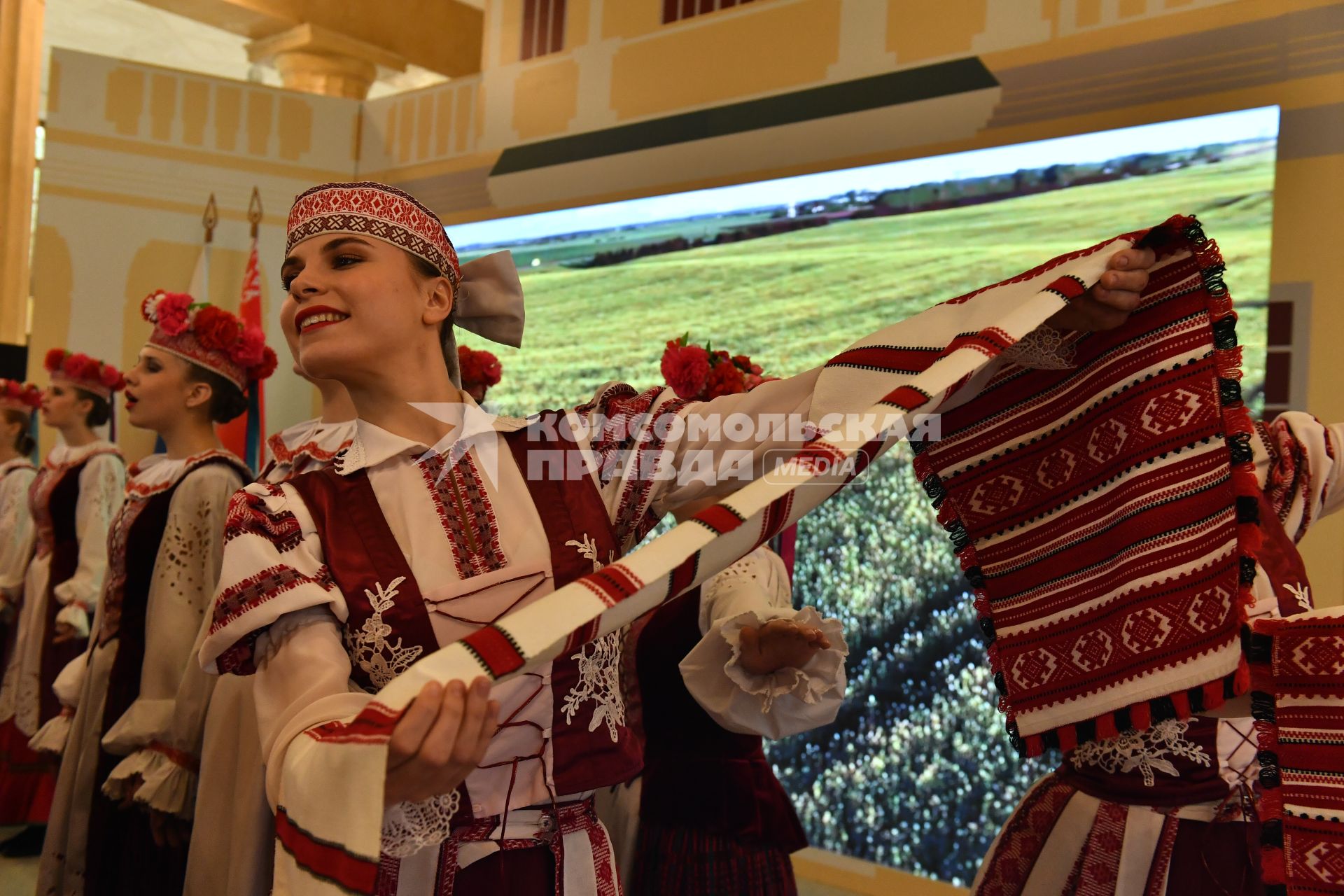 Церемония открытия дней Гомельской области на выставке \"Россия\" на ВДНХ