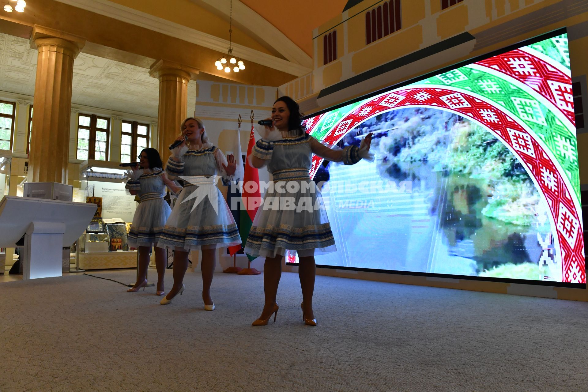 Церемония открытия дней Гомельской области на выставке \"Россия\" на ВДНХ