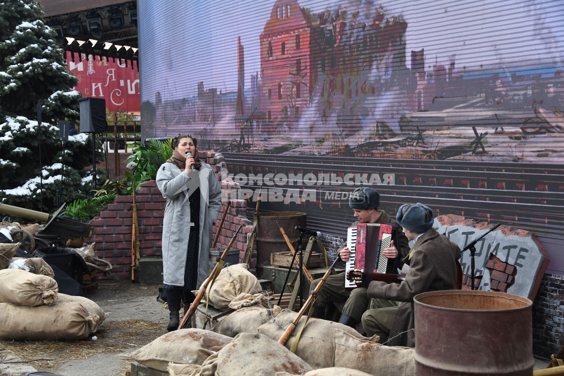 Празднование Дня Победы в Москве