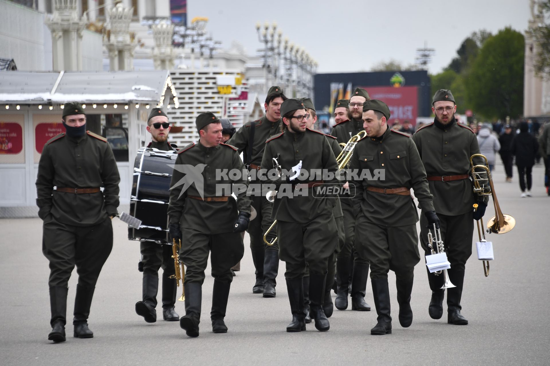 Празднование Дня Победы в Москве