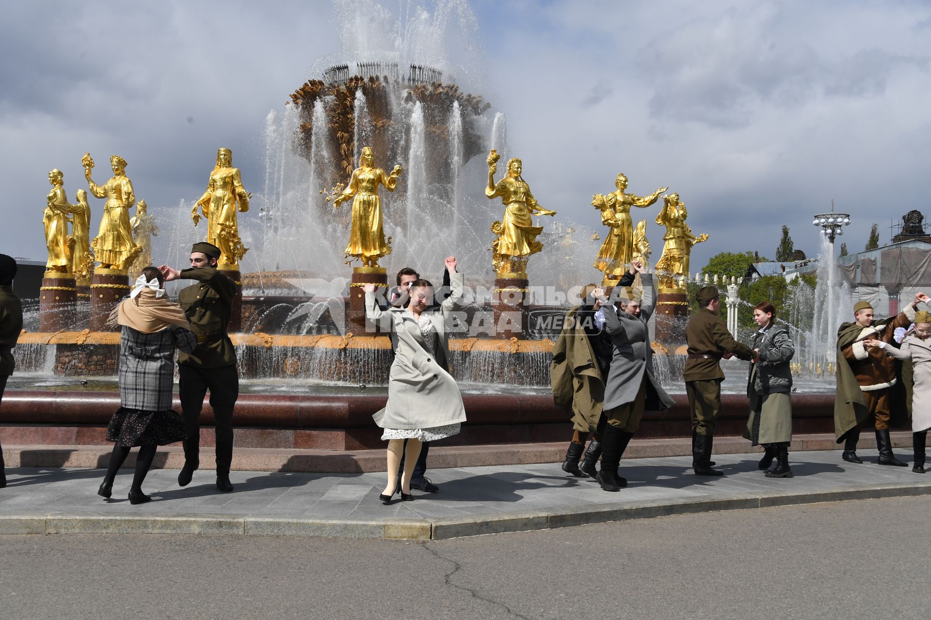 Празднование Дня Победы в Москве