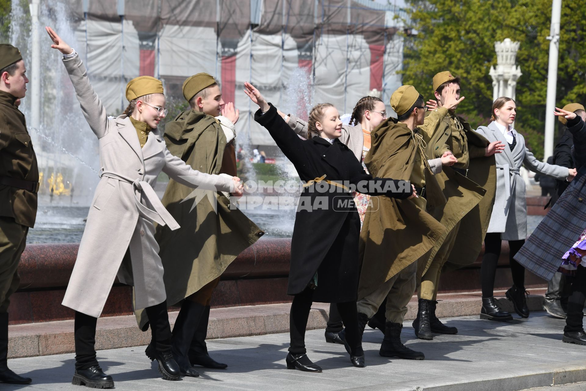 Празднование Дня Победы в Москве