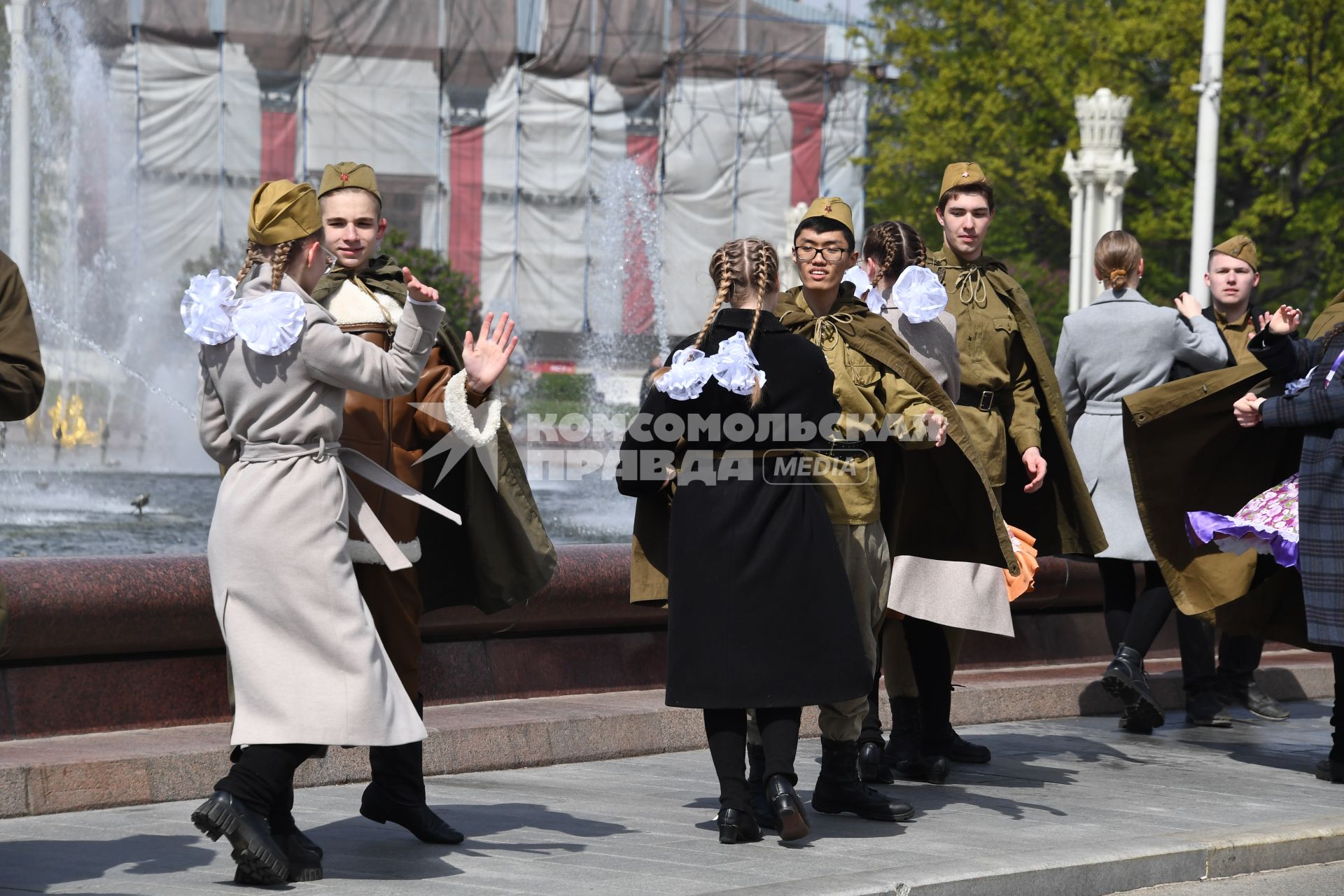 Празднование Дня Победы в Москве