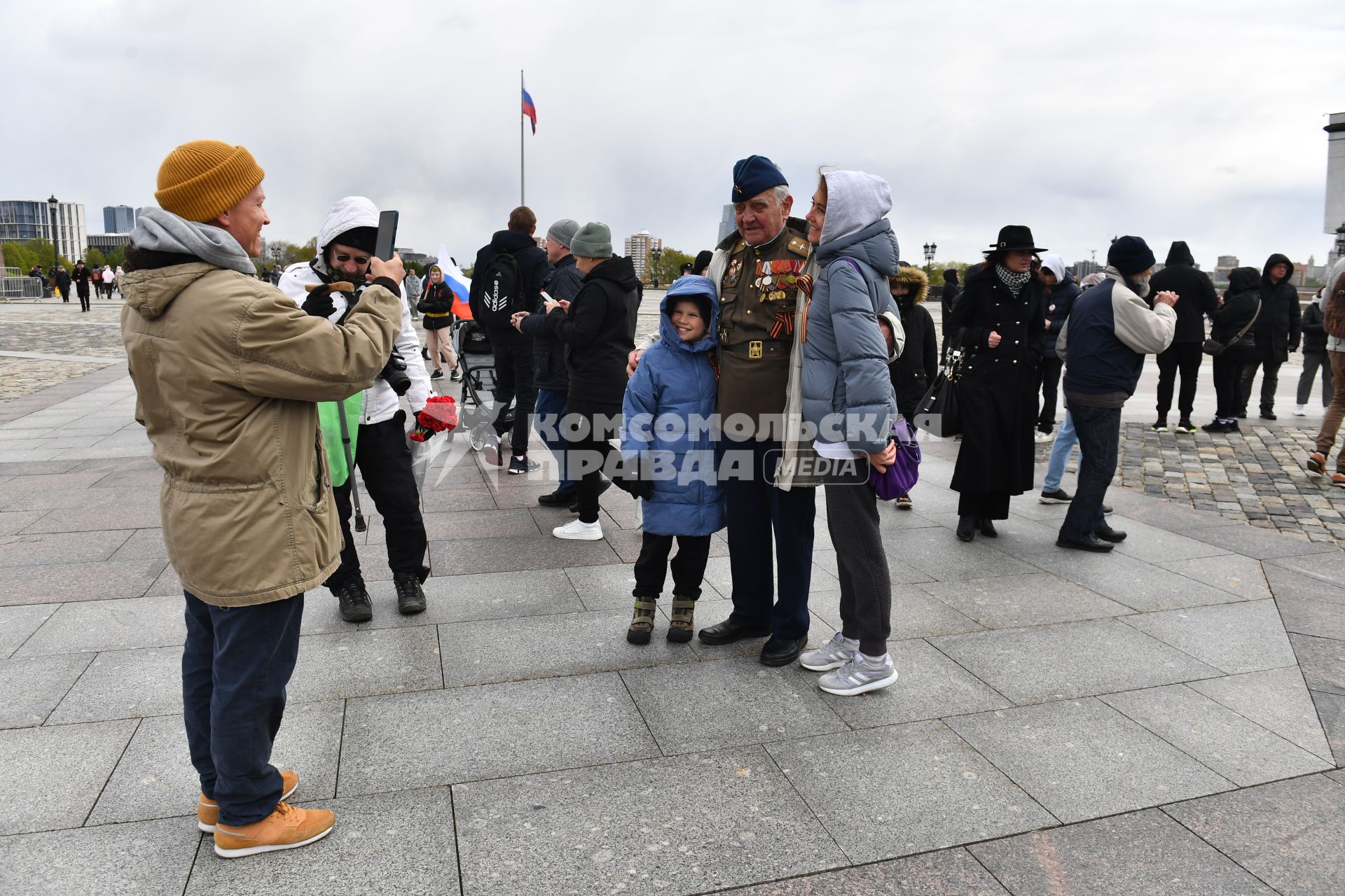 Празднование Дня Победы на Поклонной горе