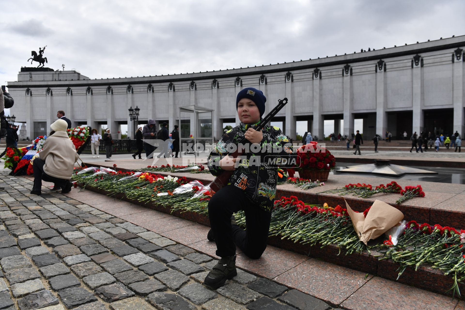 Празднование Дня Победы на Поклонной горе