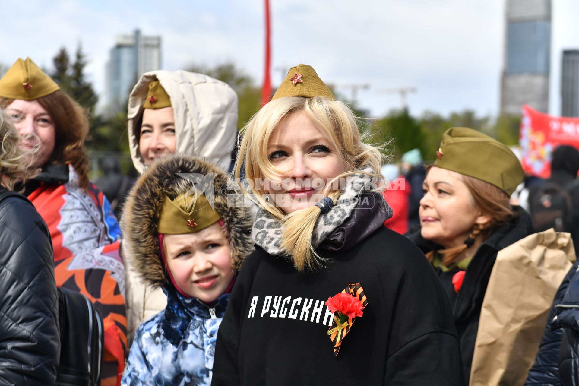 Празднование Дня Победы на Поклонной горе