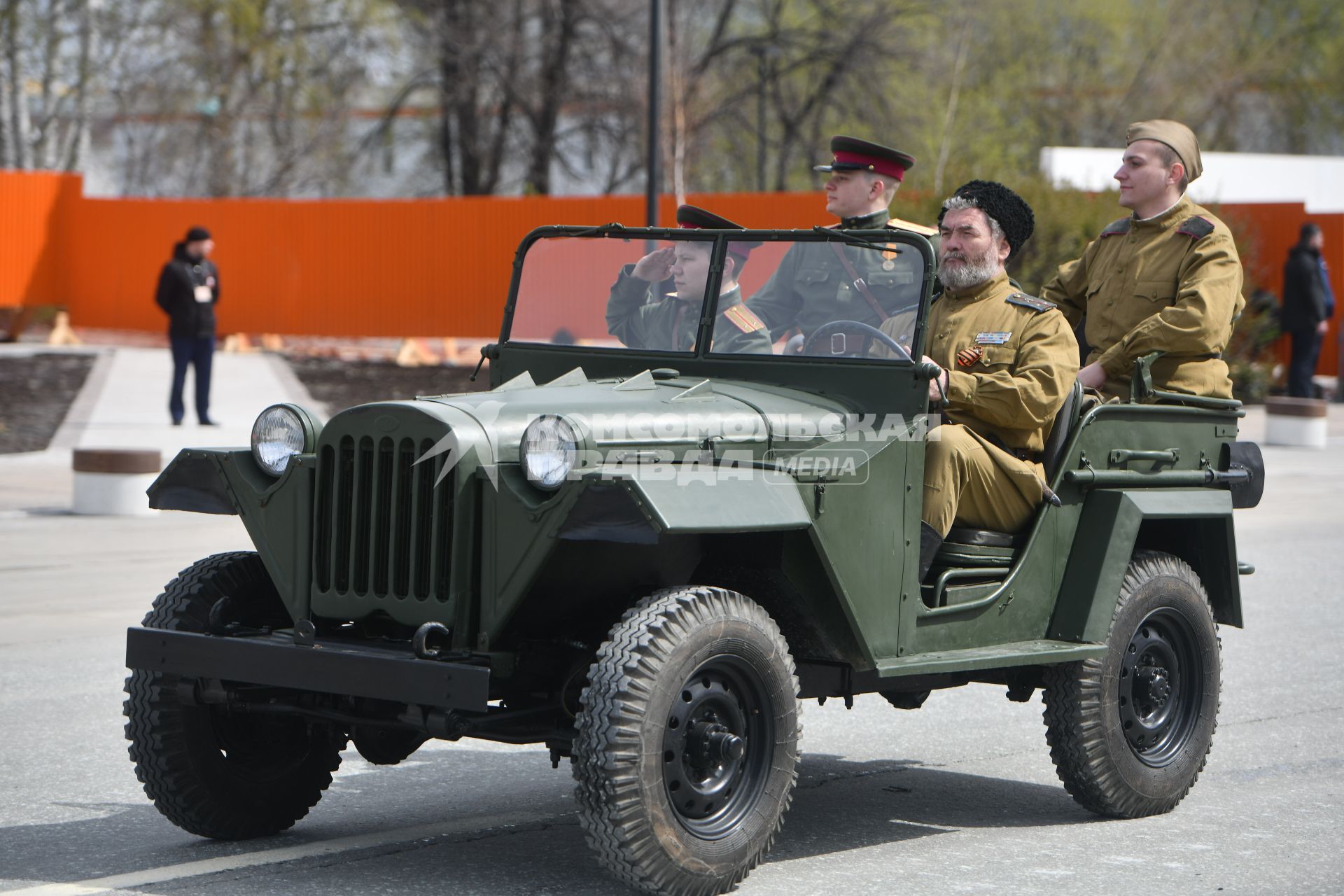 Парад исторической техники в День Победы в Свердловской области