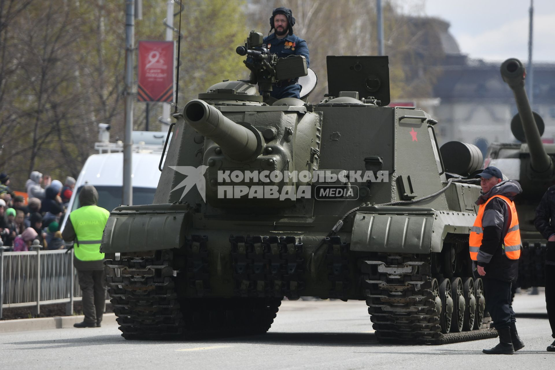 Парад исторической техники в День Победв в Верхней Пышме