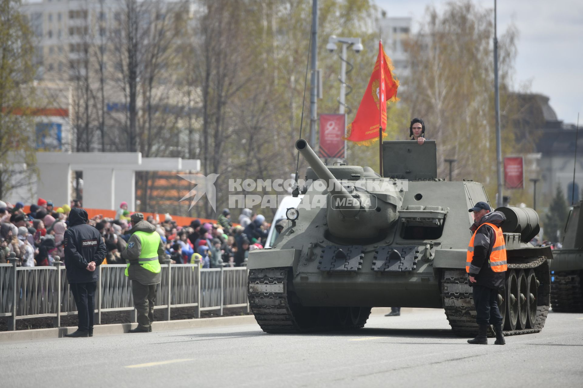 Парад исторической техники в День Победв в Верхней Пышме