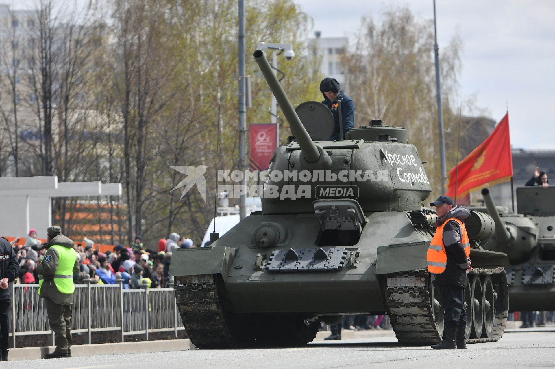 Парад исторической техники в День Победв в Верхней Пышме