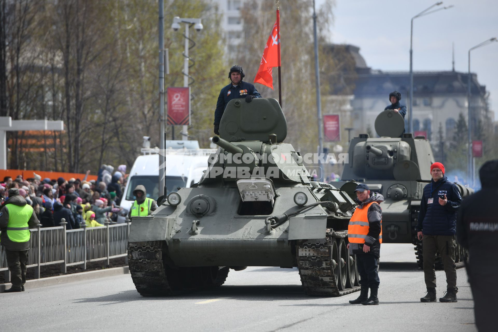 Парад исторической техники в День Победв в Верхней Пышме