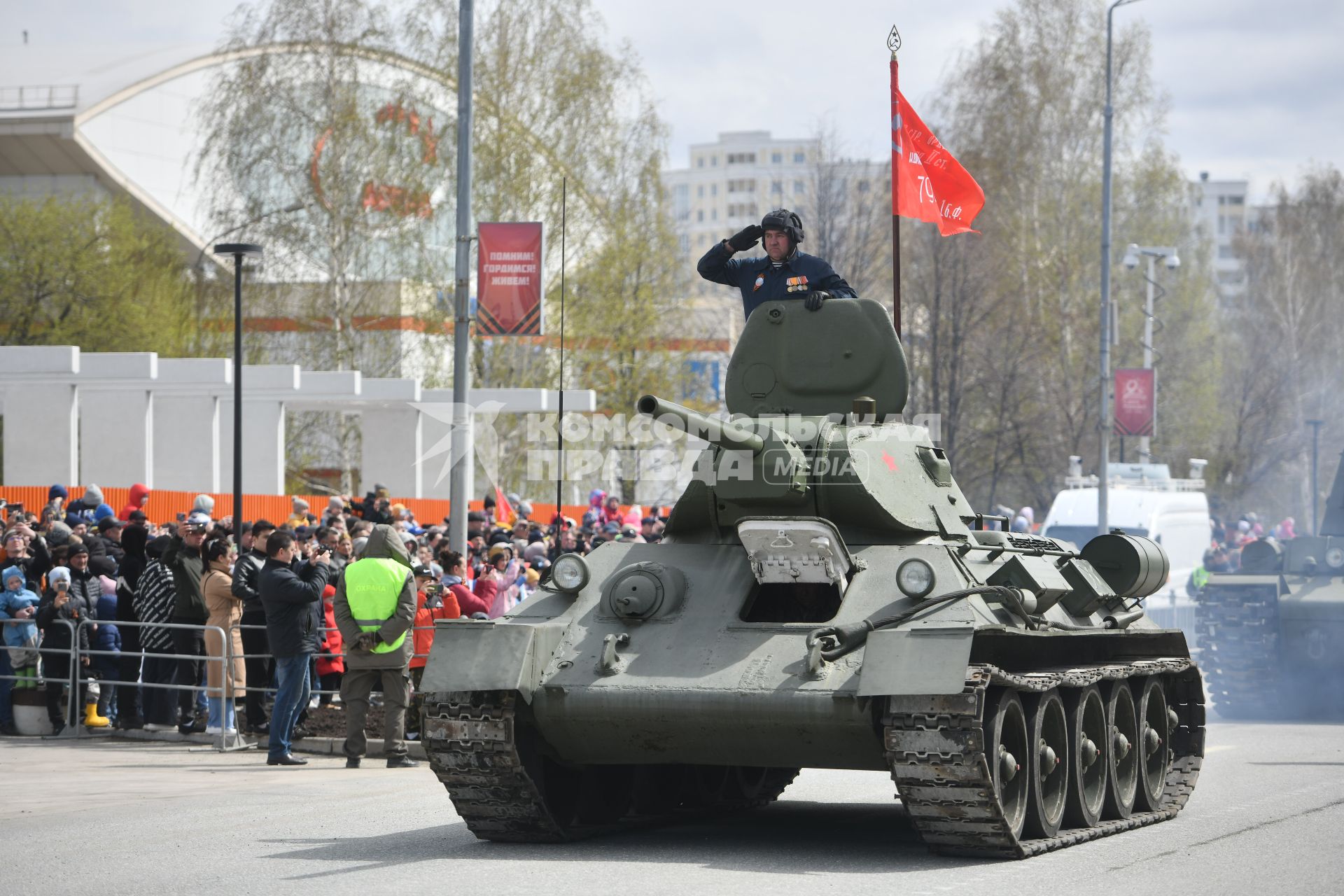 Парад исторической техники в День Победв в Верхней Пышме