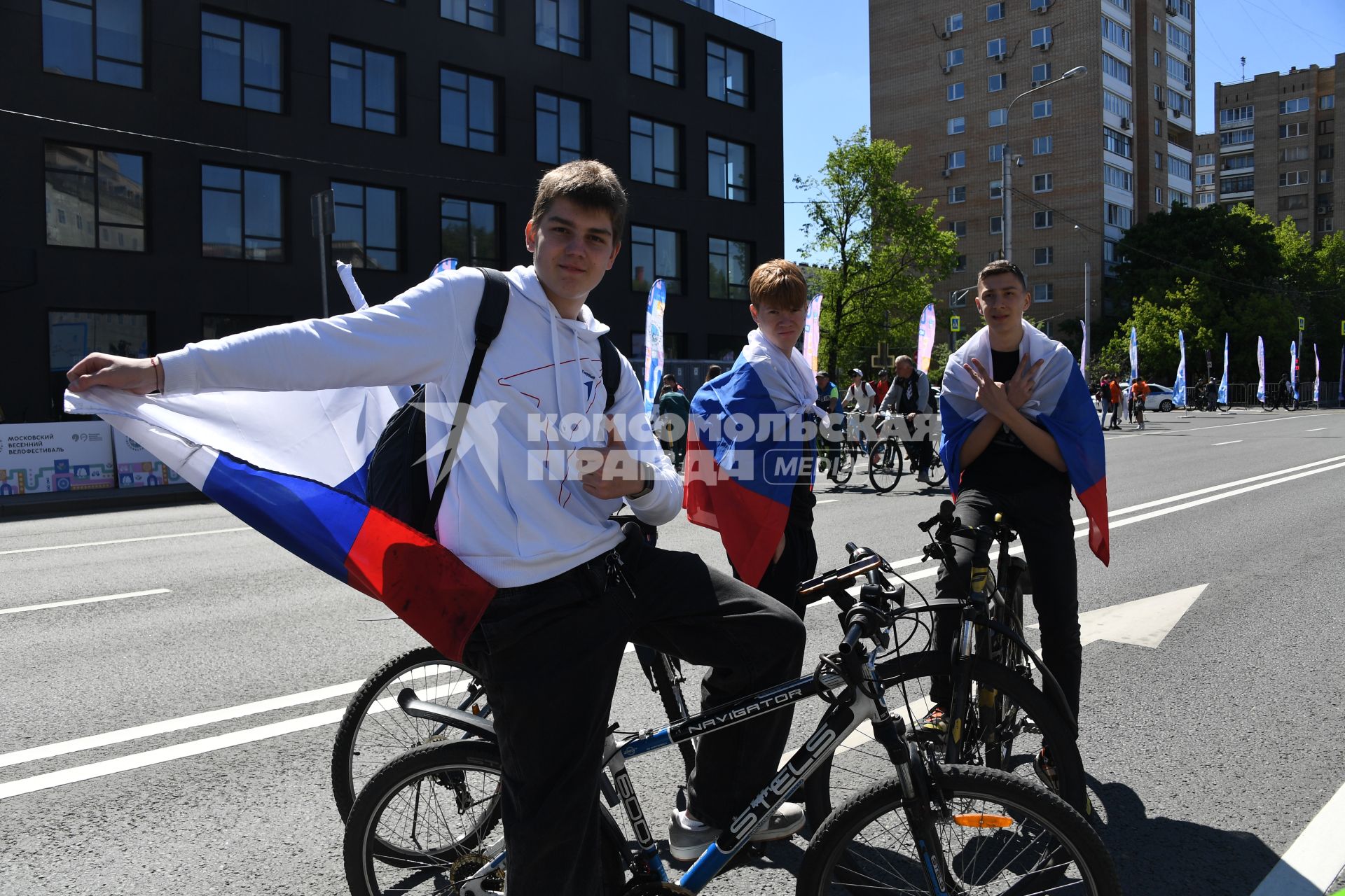 Весенний велофестиваль в Москве