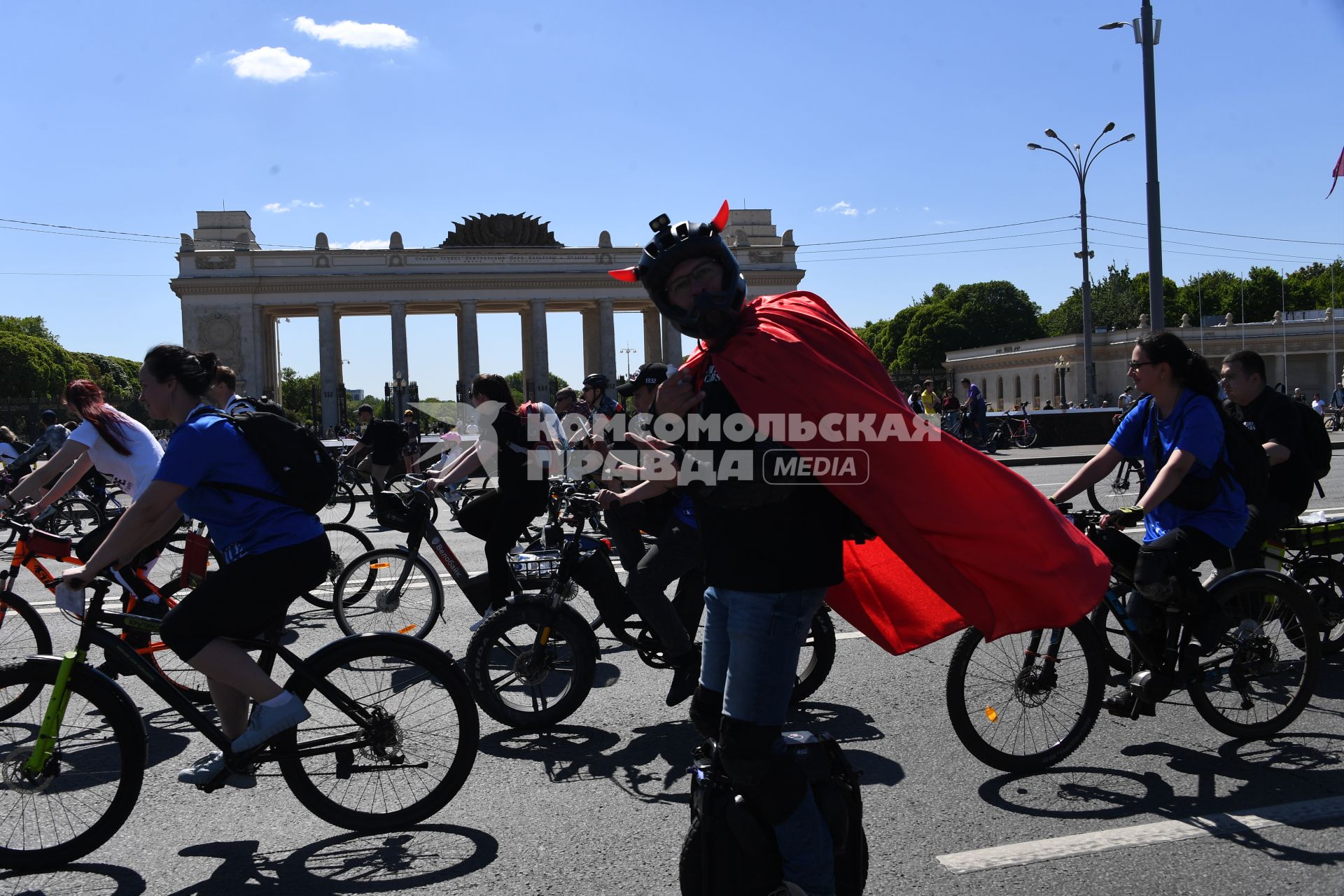 Весенний велофестиваль в Москве