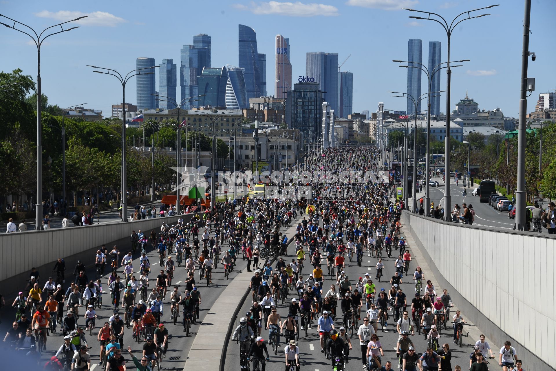 Весенний велофестиваль в Москве