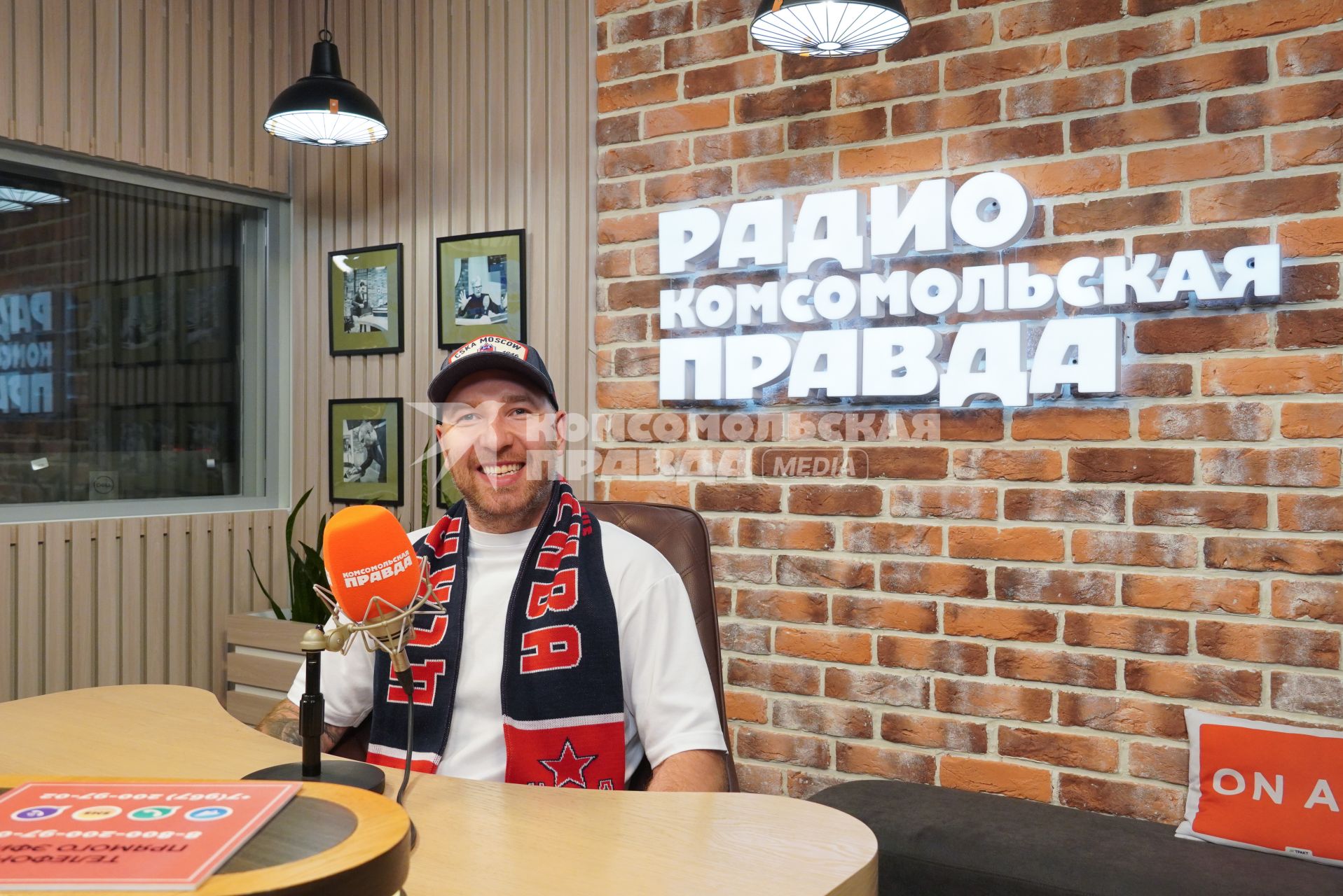 Никита Нестеров на радиостанции \"Комсомольская правда\"