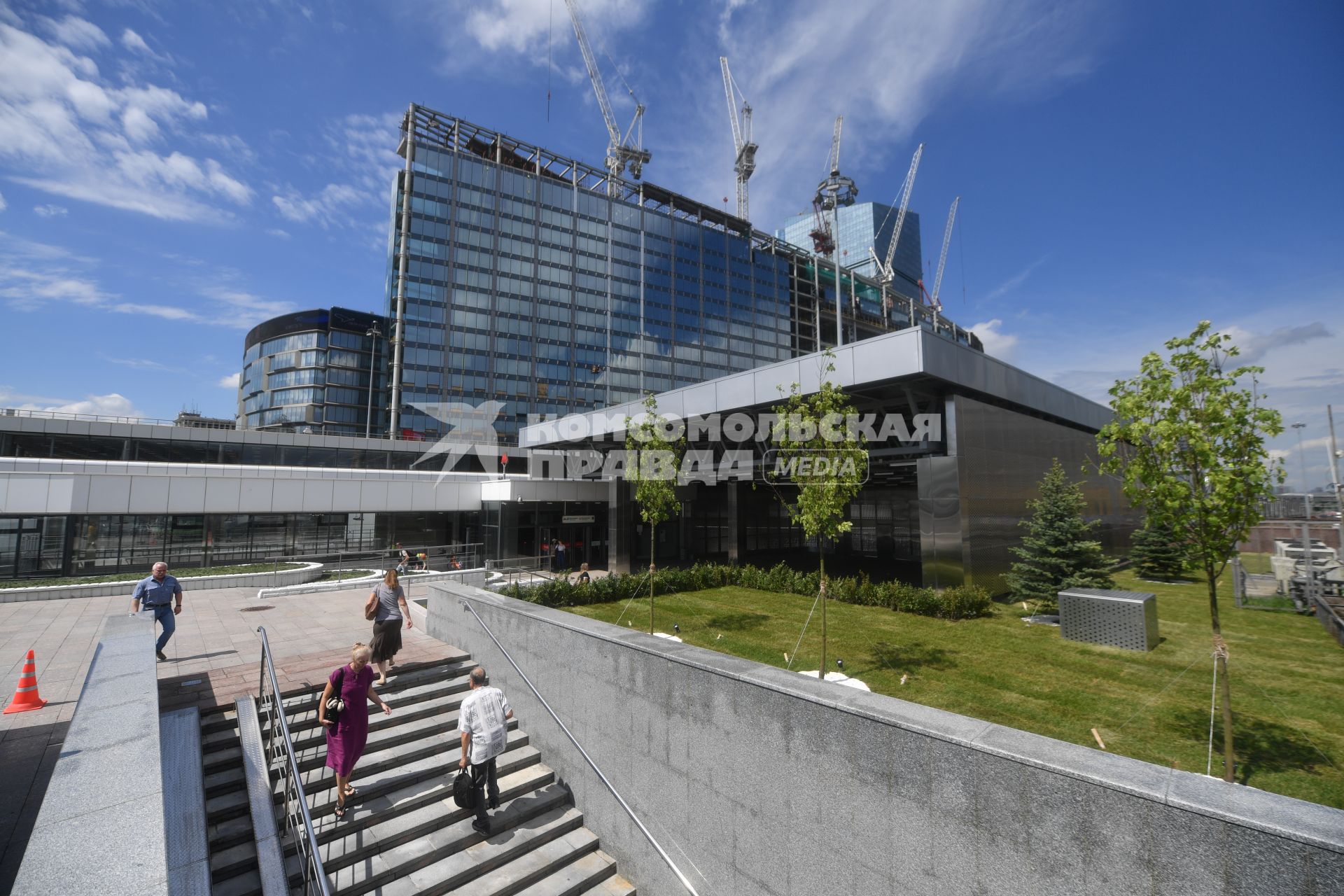 Строительство Московского городского вокзала \"Кутузовская\" МЦД-4