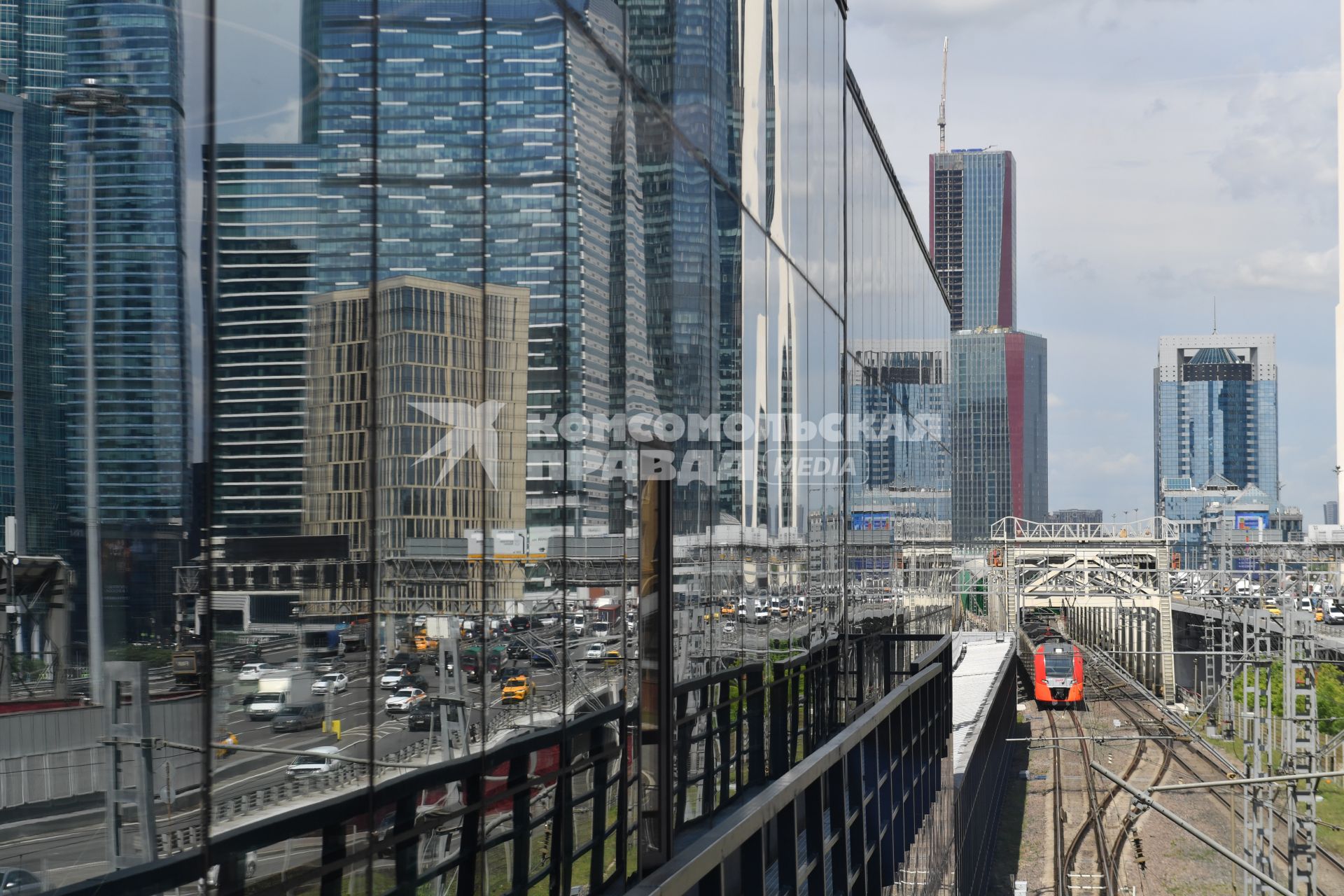 Строительство Московского городского вокзала \"Кутузовская\" МЦД-4