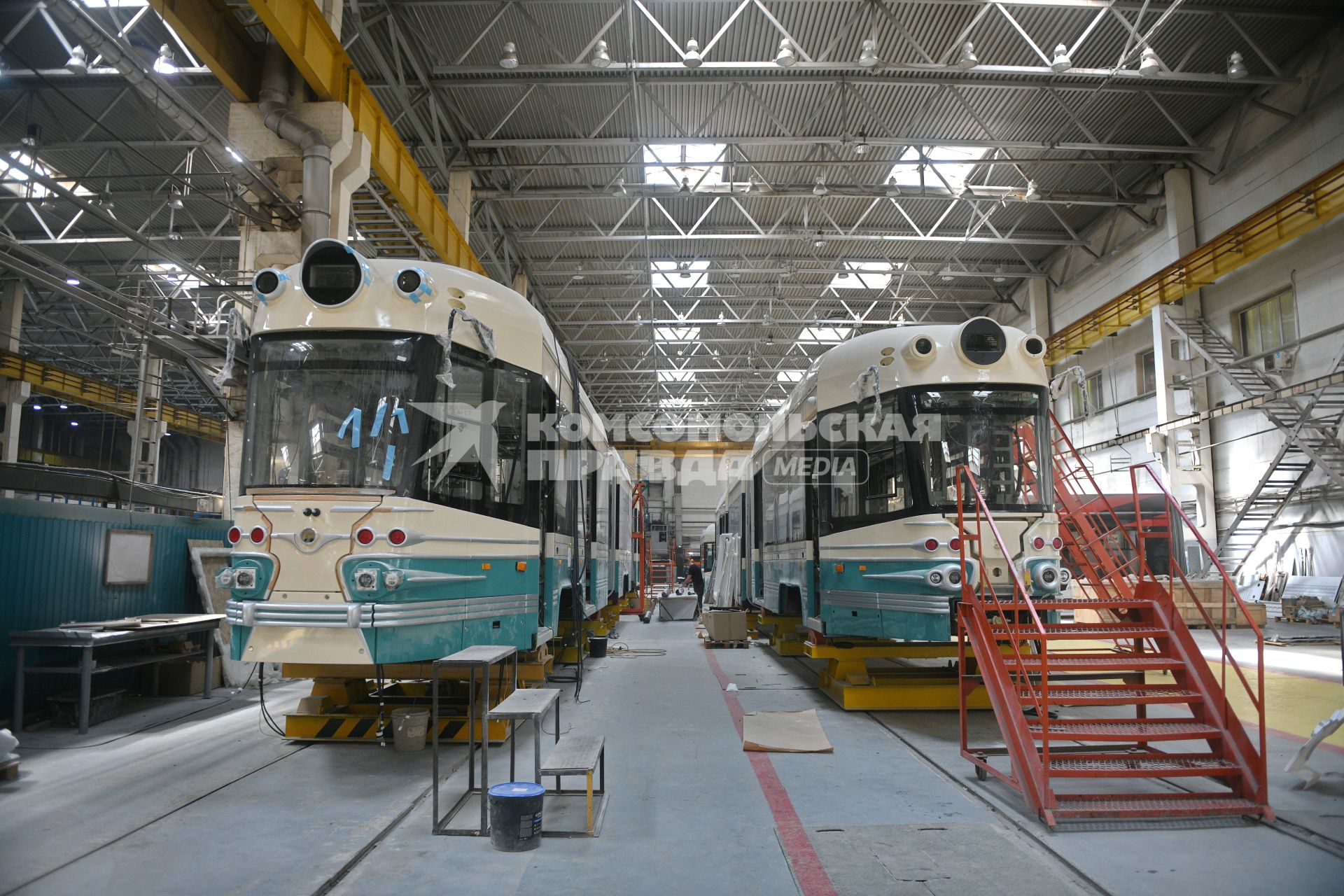 Производство трамваев Довлатов\' и \'Достоевский\' в Екатеринбурге